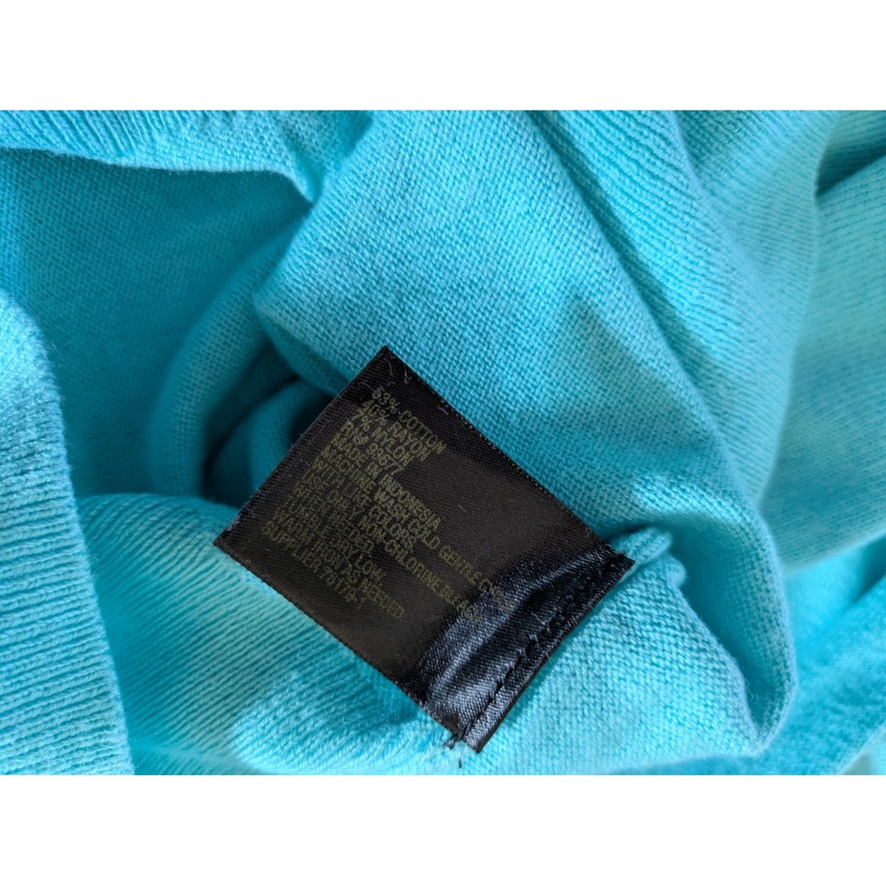 Worthington Blue Tight-Knit Crew Neck Long Sleeve Pullover Sweater Large - Picture 6 of 6
